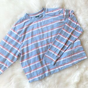 Long Sleeve Striped Boxy Tee